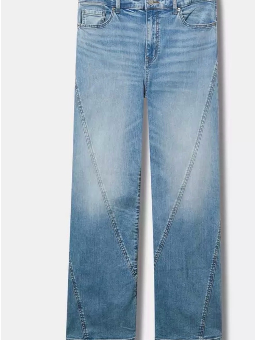 NWOT TORRID High-Rise Wide-Leg Jean With Twisted Seams - Picture 6 of 6
